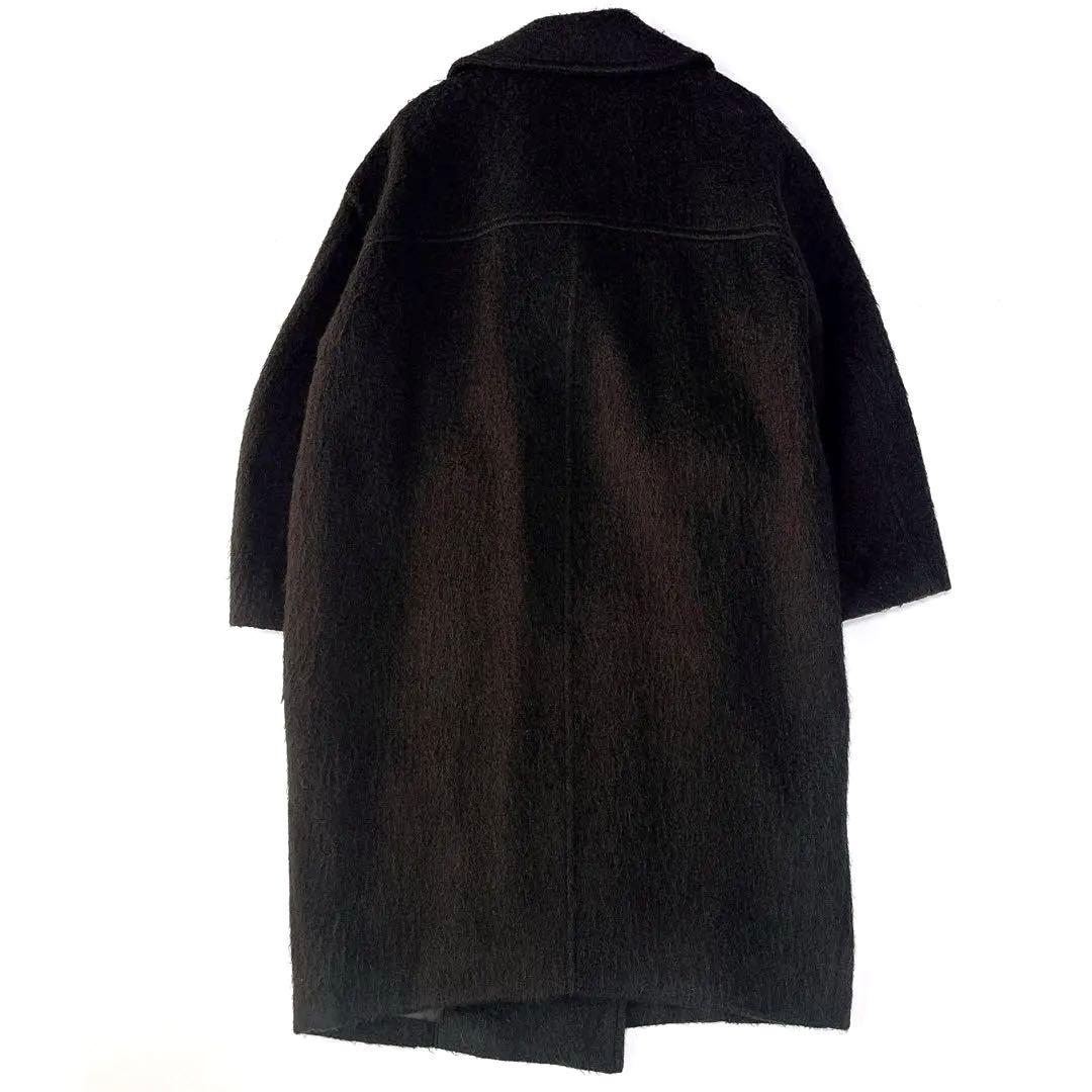 クラネ⁑ショートシャギーコクーンオーバーコート　2 ブラック　ロング　近年モデル