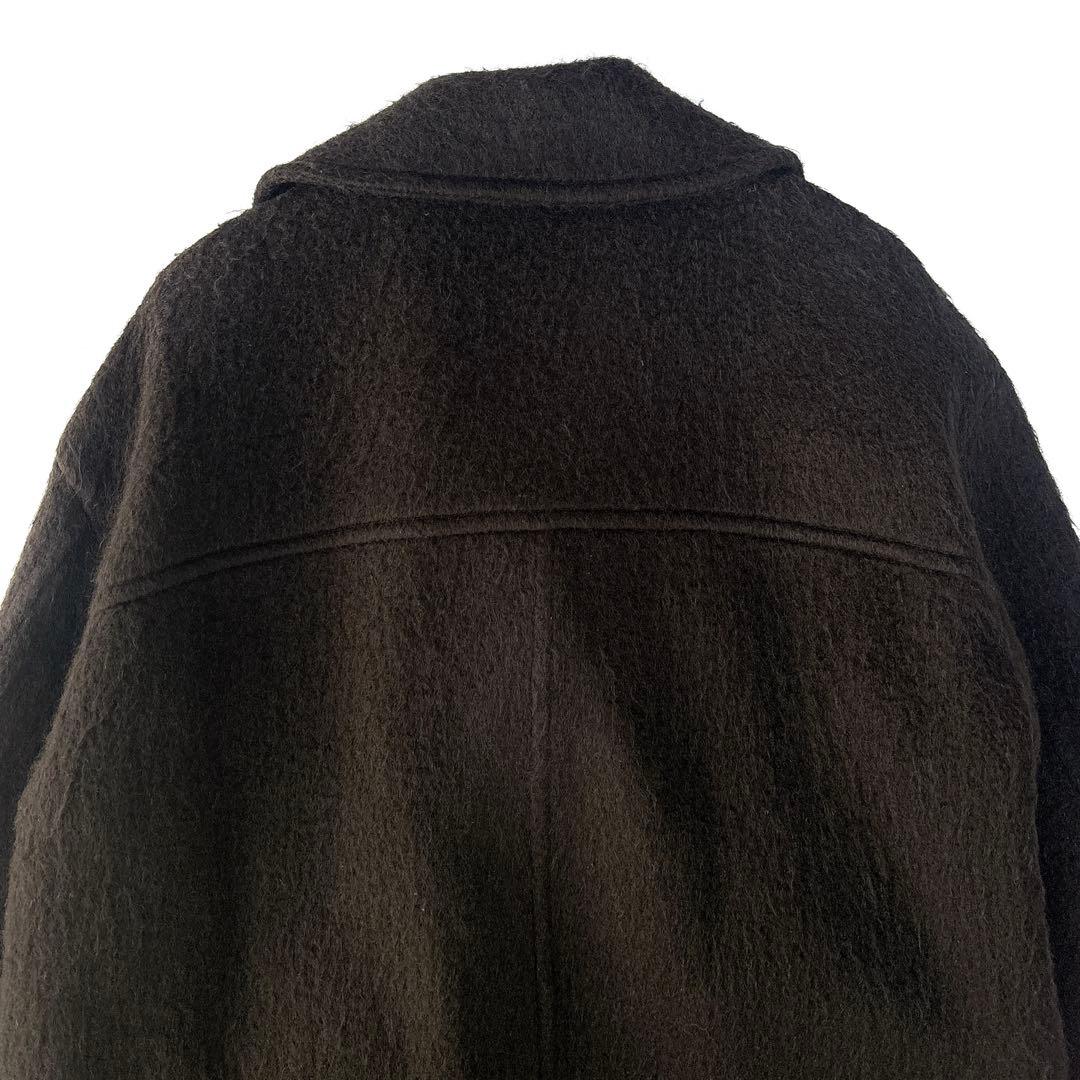 クラネ⁑ショートシャギーコクーンオーバーコート　2 ブラック　ロング　近年モデル