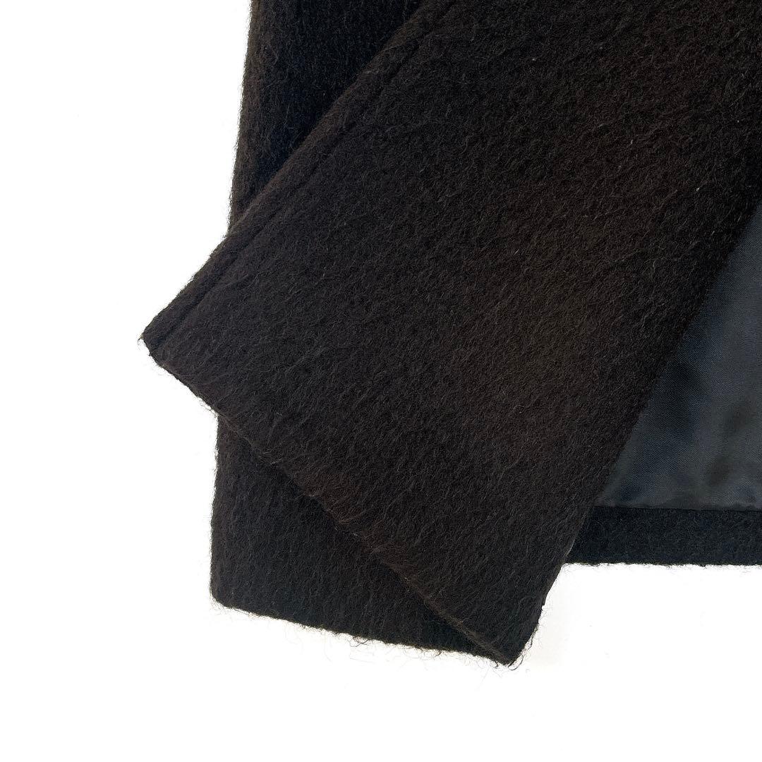 クラネ⁑ショートシャギーコクーンオーバーコート　2 ブラック　ロング　近年モデル