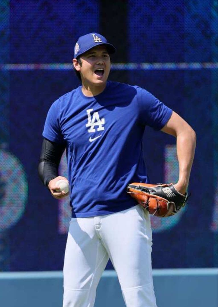 日本未発売 ドジャース 練習用シャツ MLB正規品 サイズM 新品タグ付