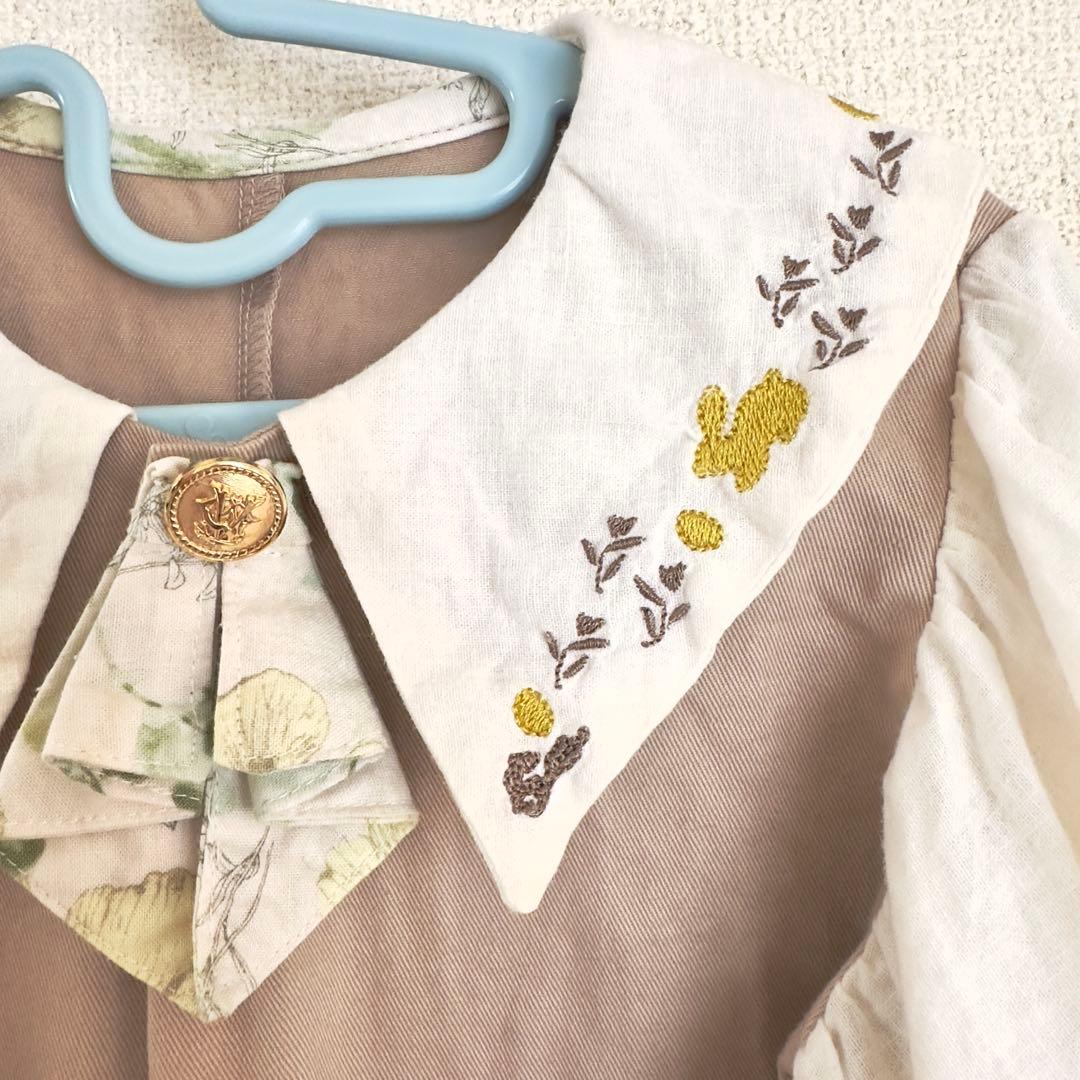 ペンギンのおしり 優しい色を着る ボタニカルロンパース