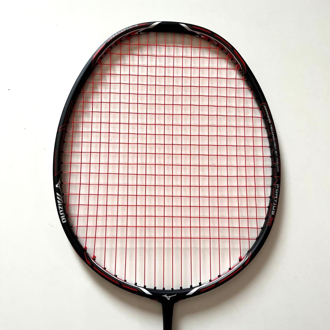 Mizuno フォルティウス 80 バドミントンラケット ケース付