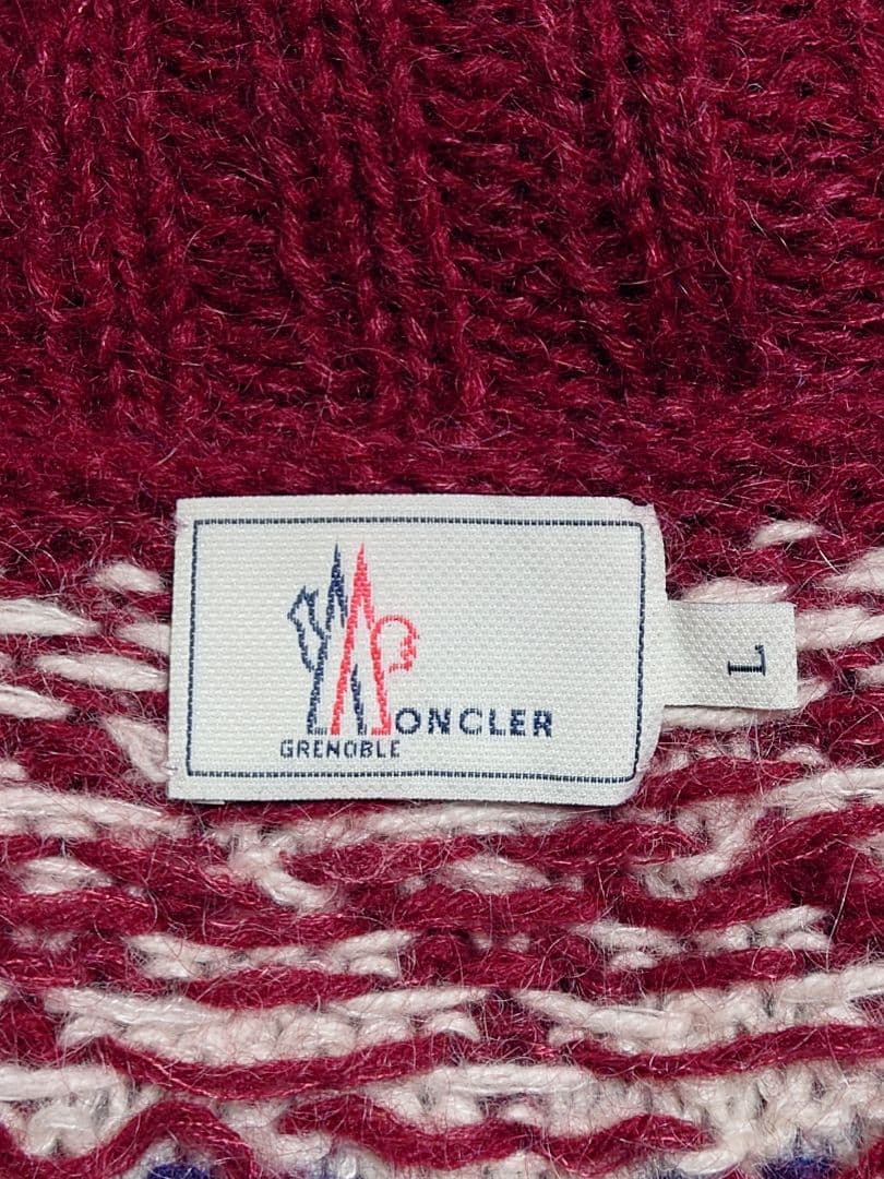 ぽ*ん様 モンクレール マグリオーネ トリコット カーディガン アルパカ混 L