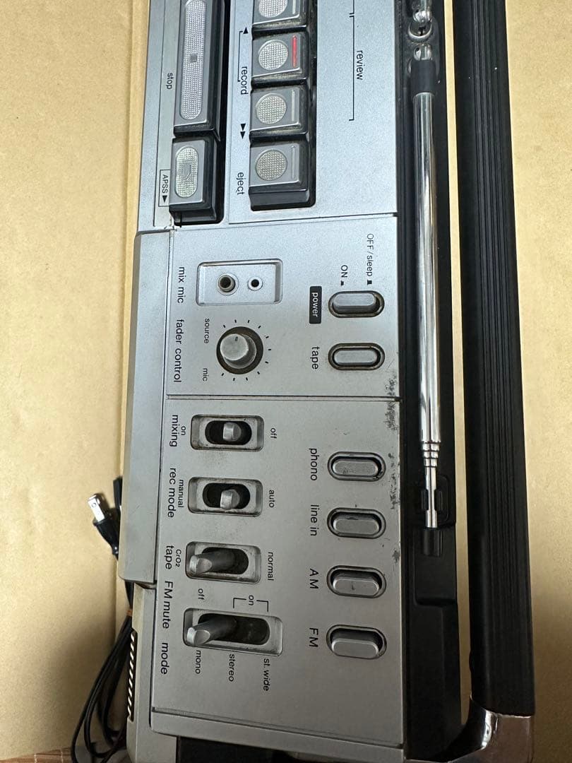 SHARP GF-303ST ラジカセ　ジャンク