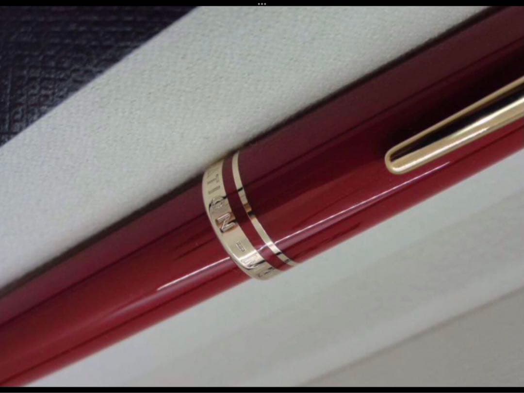 ⭐️非常にレアな軸色ボルドーカラーのジェネレーション⭐️モンブラン⭐️ゴールドプレート