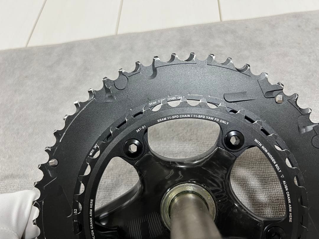 SRAM RED 11s クランク GXP 165mm 52-36