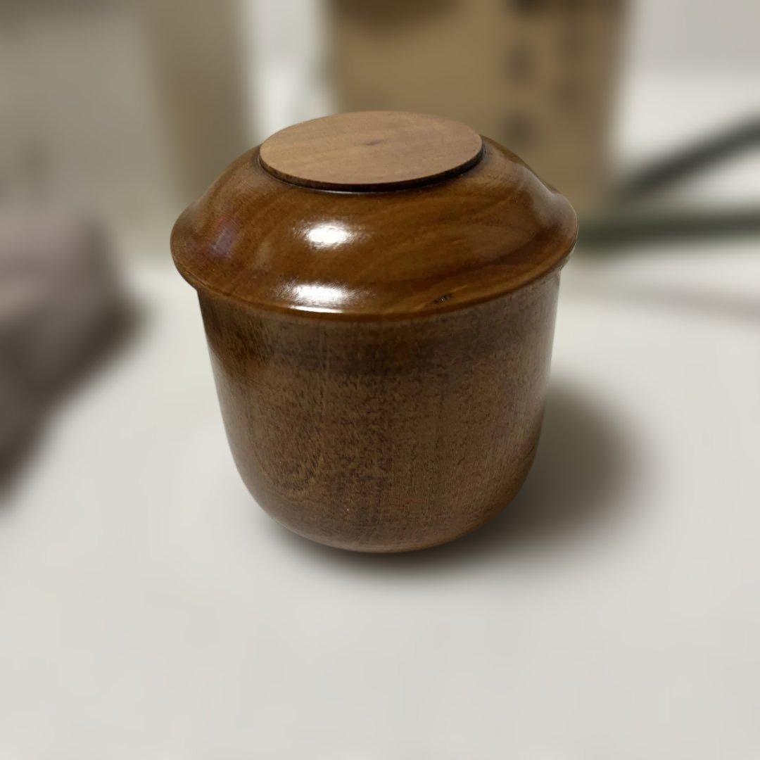 苫屋棗　淡々斎好　一峰