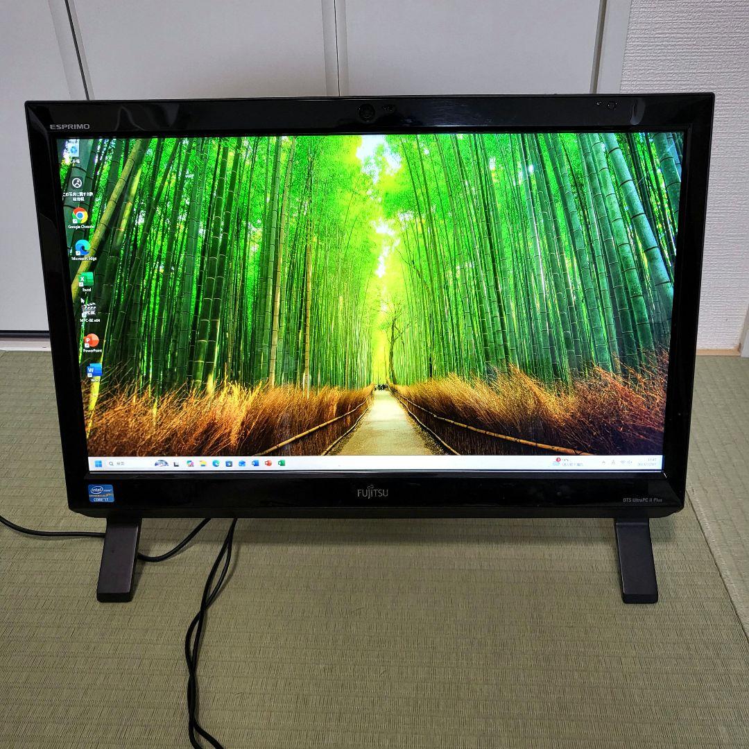 富士通一体型PC Win11Pro Office2024認証済 SSD i7搭載