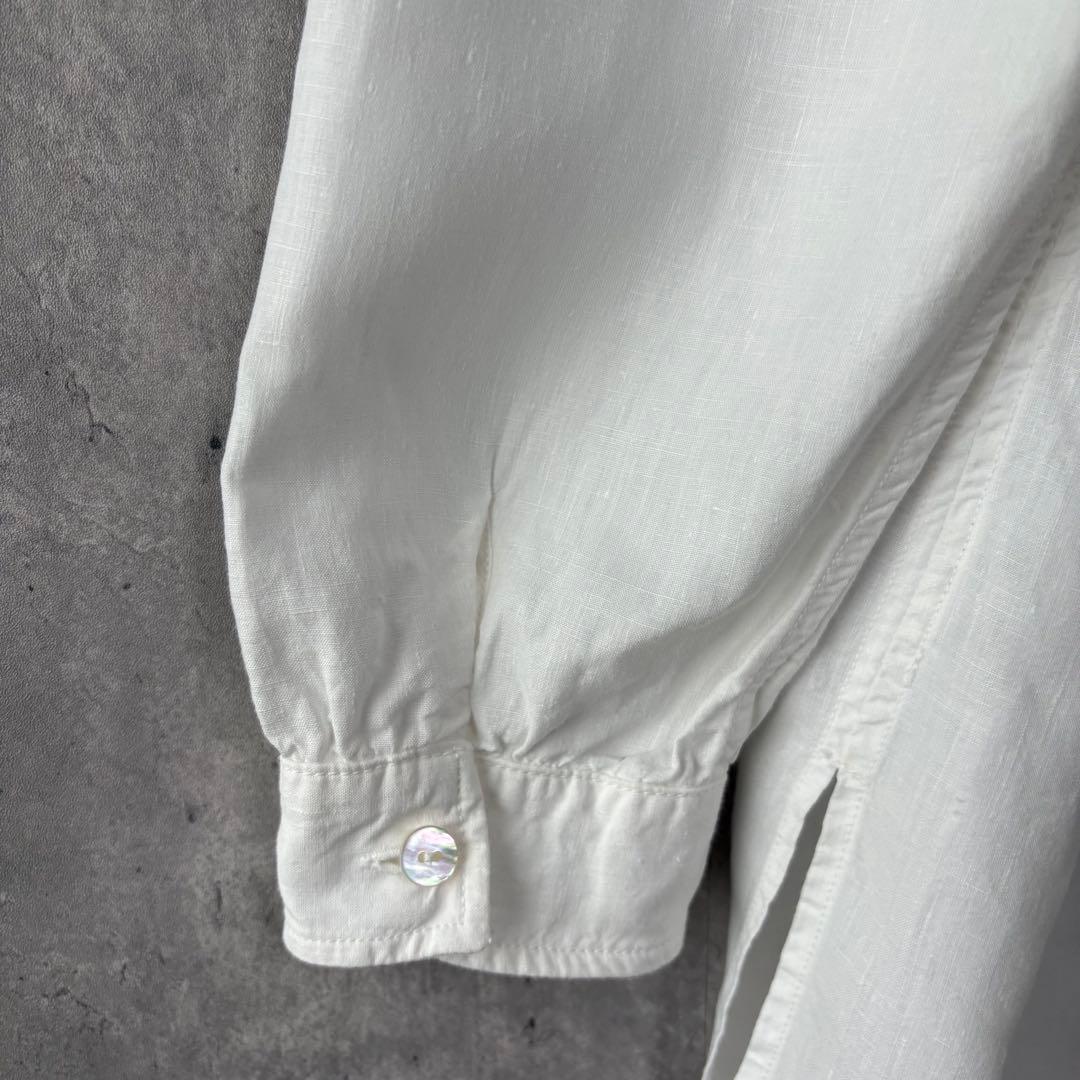 MITTAN ミタン 大麻ワイドシャツ SH-98 白 2 ユニセックス　ヘンプ