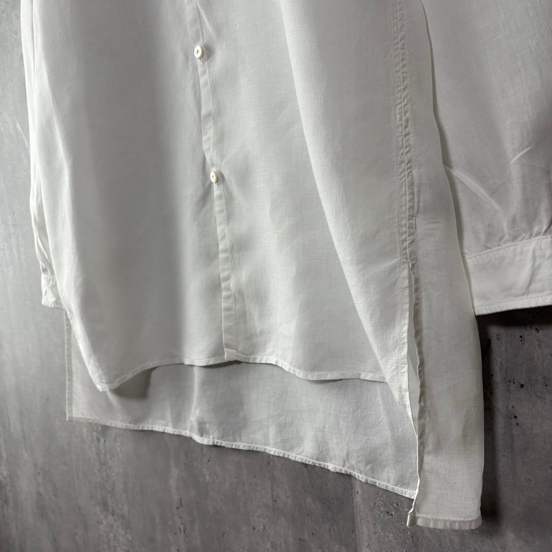 MITTAN ミタン 大麻ワイドシャツ SH-98 白 2 ユニセックス　ヘンプ