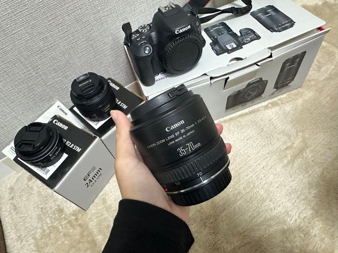 Canon EOS Kiss X9 レンズ3つセット 一眼レフ