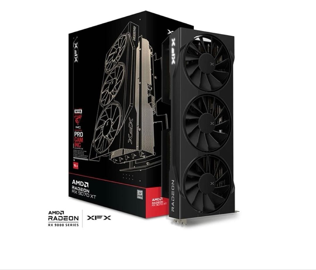 【新品未使用】XFX Swift RX 9070 XT
