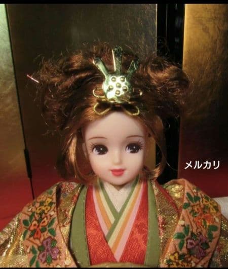 リカちゃんファミリー★親王 三人官女☆五人飾り☆雛人形 お雛様☆カスタム