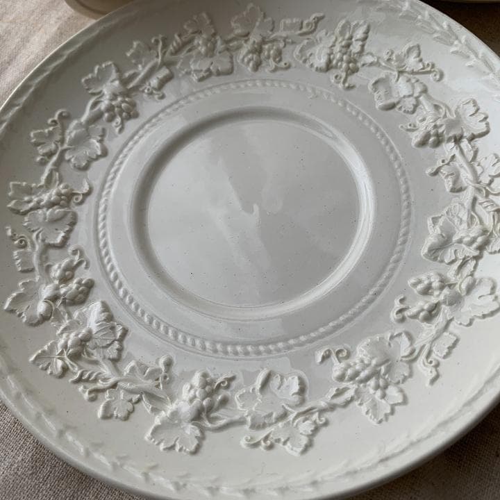 アンティーク オールドウェッジウッド カップ&ソーサー2セット クィーンズウェア