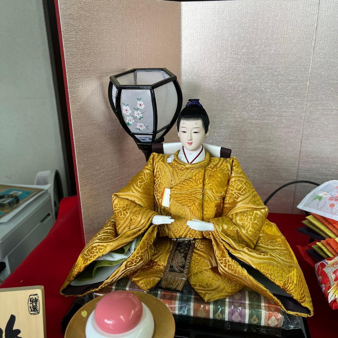 雛人形 男雛と女雛の親王飾り　わかさや人形店閉店処分9割引き