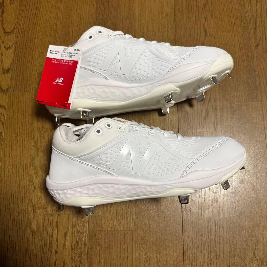 New Balance スパイクシューズ ホワイト　L3000AW5 新品