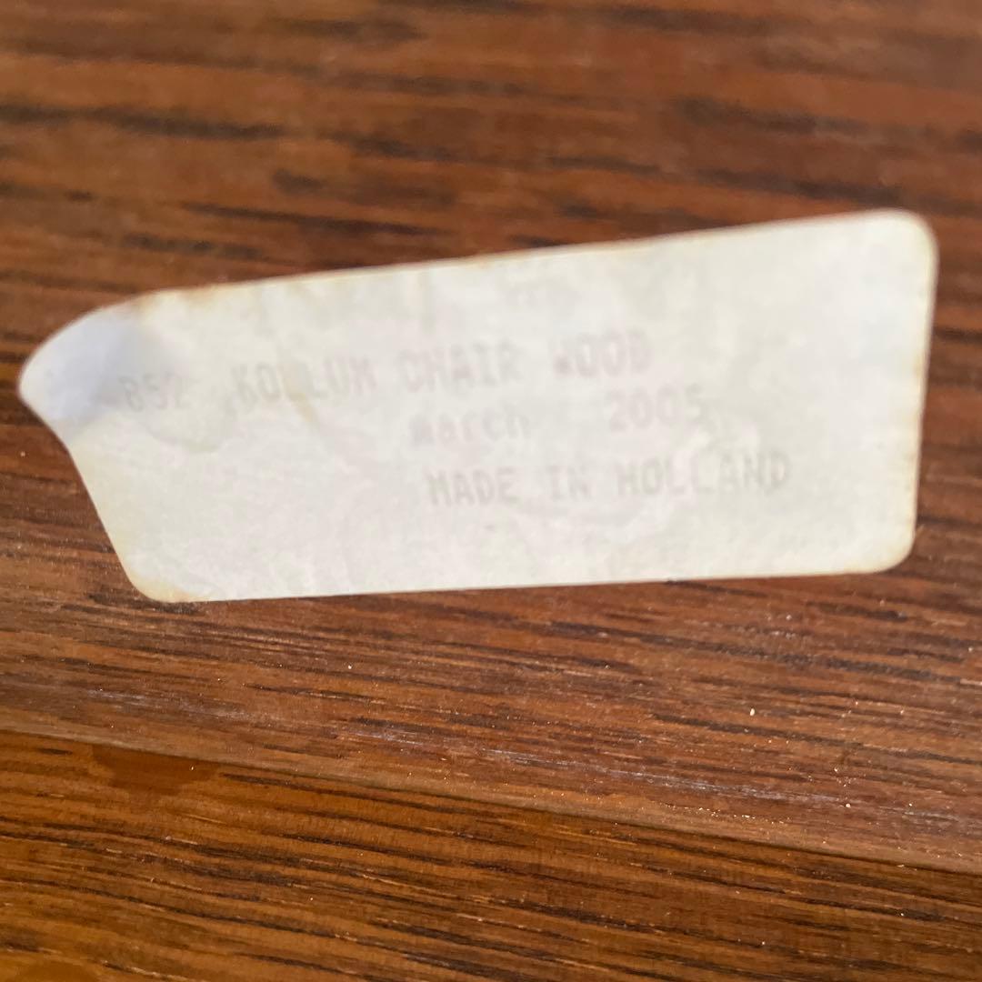 ④ オランダ製　ダイニングチェア　オーク材　無垢材