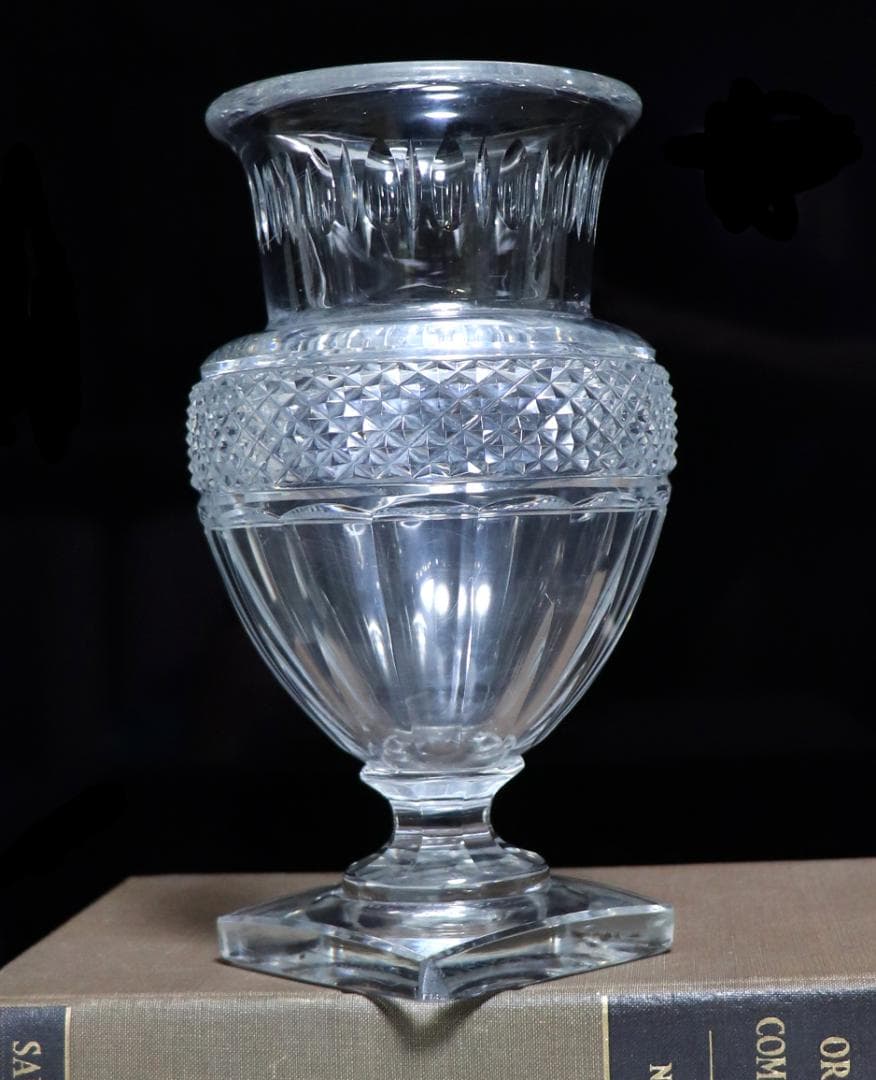 オールド・バカラ パリギャラリーミュージアム限定 1.1kg 大型花瓶 メディチ