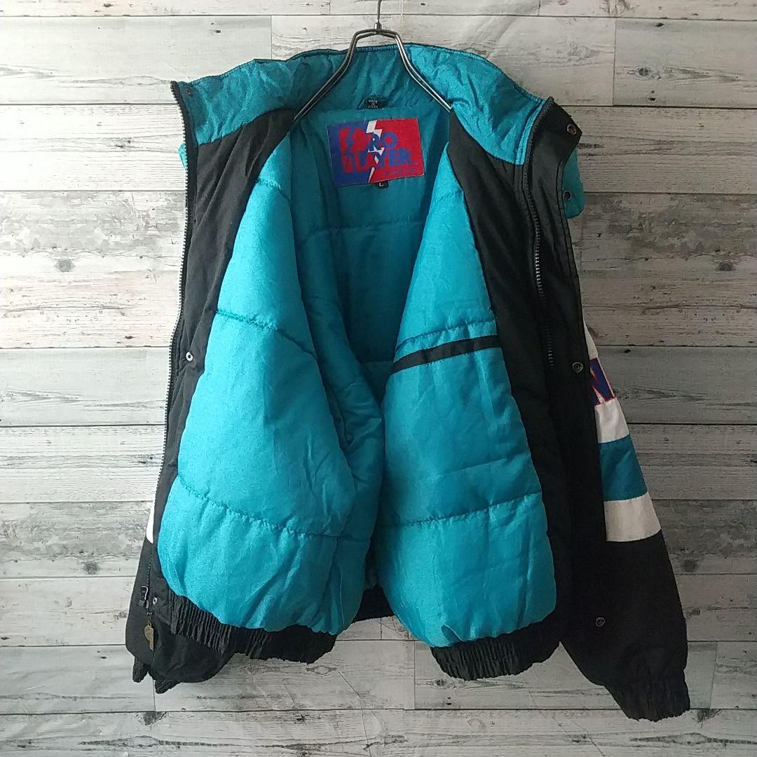 希少デザイン☆プロプレイヤー NBA シャーロットホーネッツ ナイロンジャケット