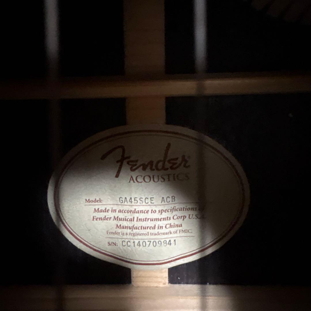 フェンダーエレアコGA 45SCE ACB