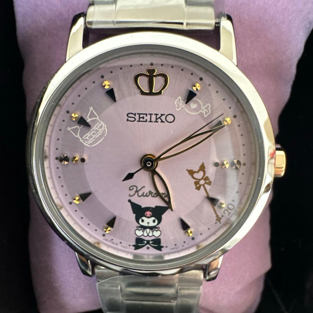 SEIKO Kuromi デザイン時計 コラボウォッチ クロミ 20周年 M