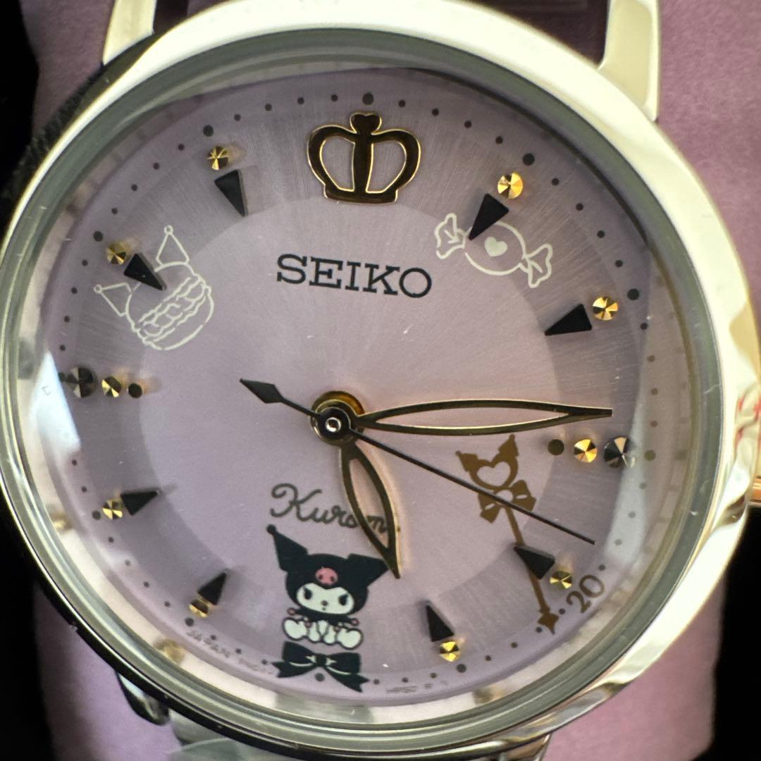 SEIKO Kuromi デザイン時計 コラボウォッチ クロミ 20周年 M