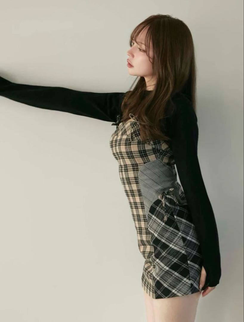 ANDMARY Khy check set ワンピース