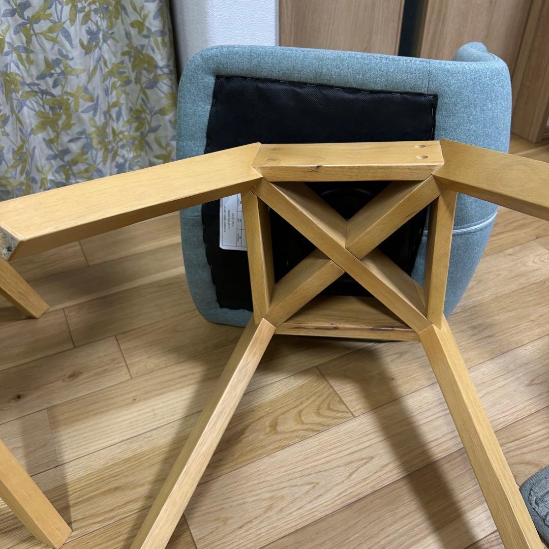 ダイニングチェア　回転椅子　ニトリ　サンデー　2個セット