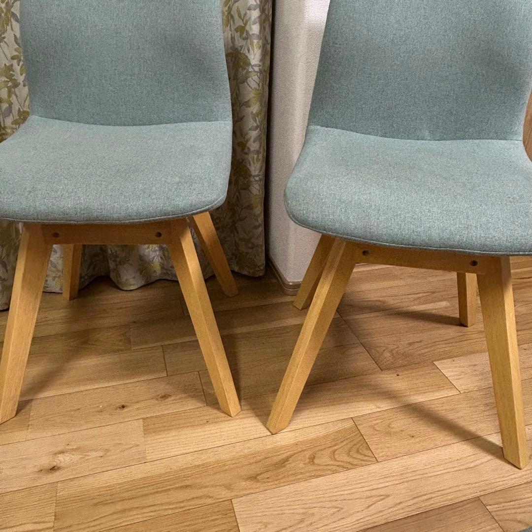 ダイニングチェア　回転椅子　ニトリ　サンデー　2個セット