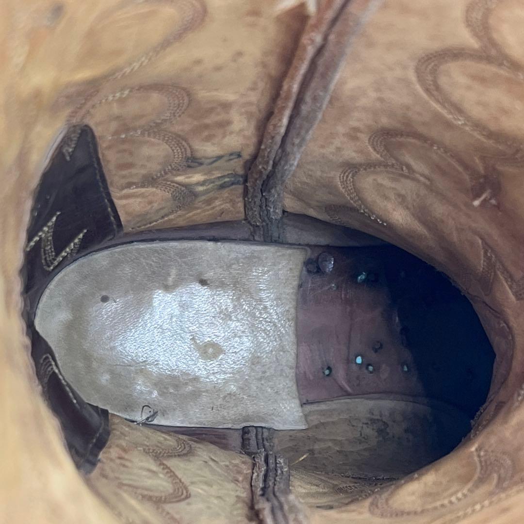 トニーラマ　ウエスタンブーツ　黒タグ　Tony Lama