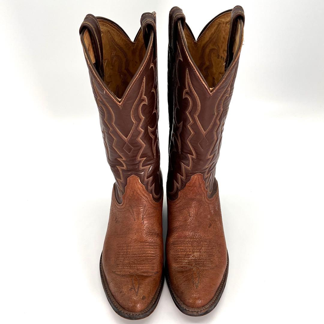 トニーラマ　ウエスタンブーツ　黒タグ　Tony Lama