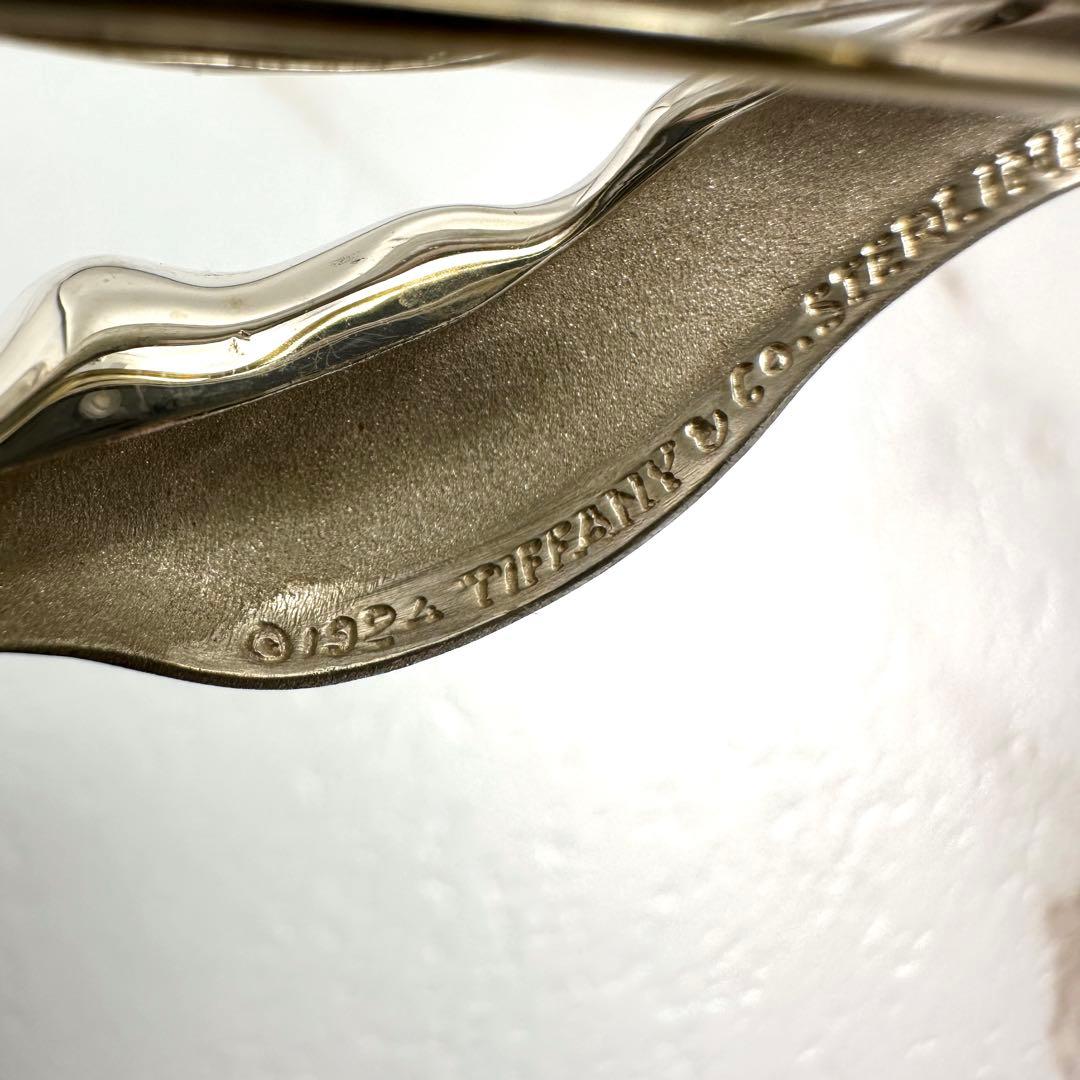 希少　Tiffany　チューリップ　フラワー　シルバー　ブローチ　Ag925