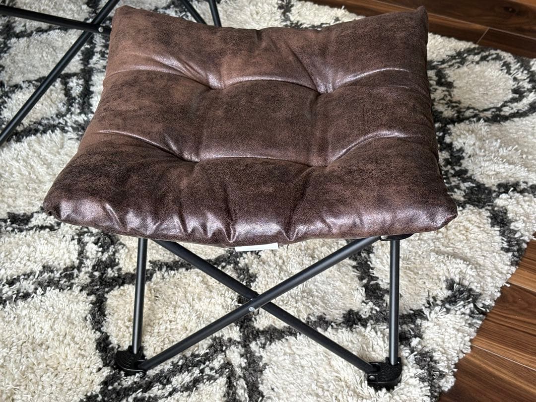 ゆ*お様 ニトリ バタフライチェア(ワイド)、スツール&折りたたみサイドテーブル