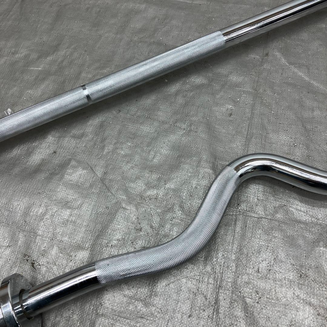 ★北海道送無★オリンピックバーベルセット★180cm 50mm 120cm EZ