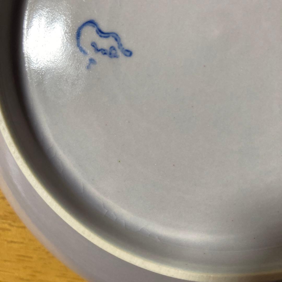 佐々木忍　猫　皿