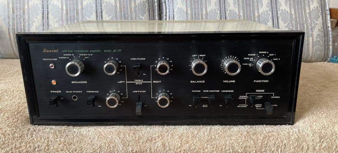 ★動作品!　SANSUI プリメインアンプ AU-777