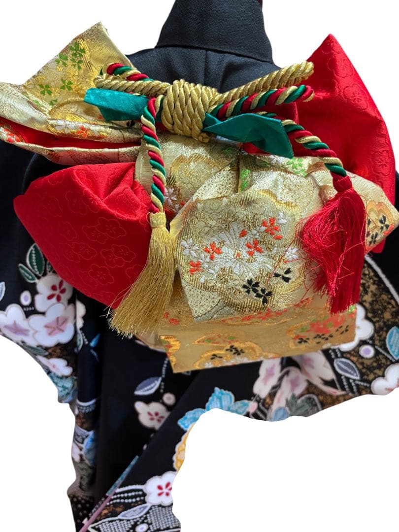 大幅値下げ‼️七五三 7歳 フルセット ブラック ゴールド