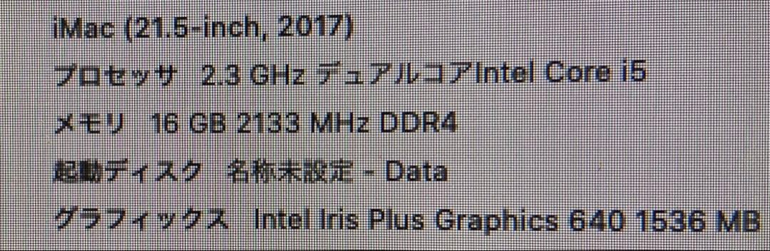 Apple iMac 2017 21.5 16GB 1TB ※4/1までの出品
