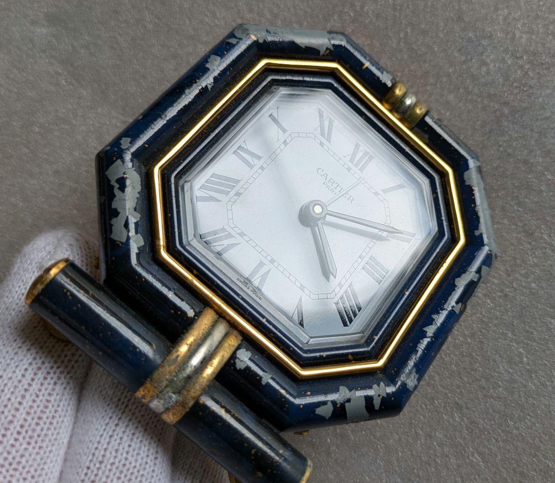 カルティエ　90s　トラベルアラームクロック　　アンティーク　ヴィンテージ