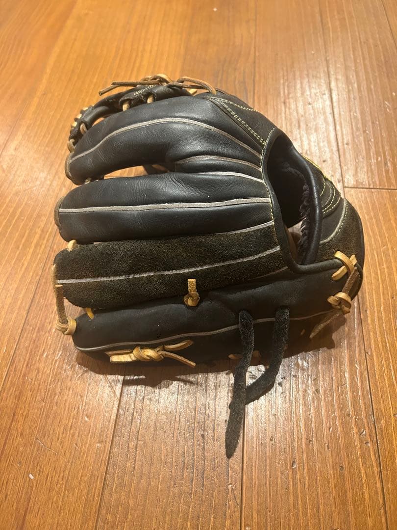 軟式グローブ　黒　HI-GOLD