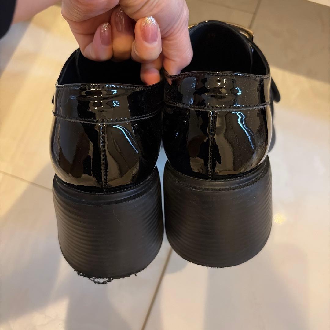 ロジェビビエ　厚底　ローファー　35