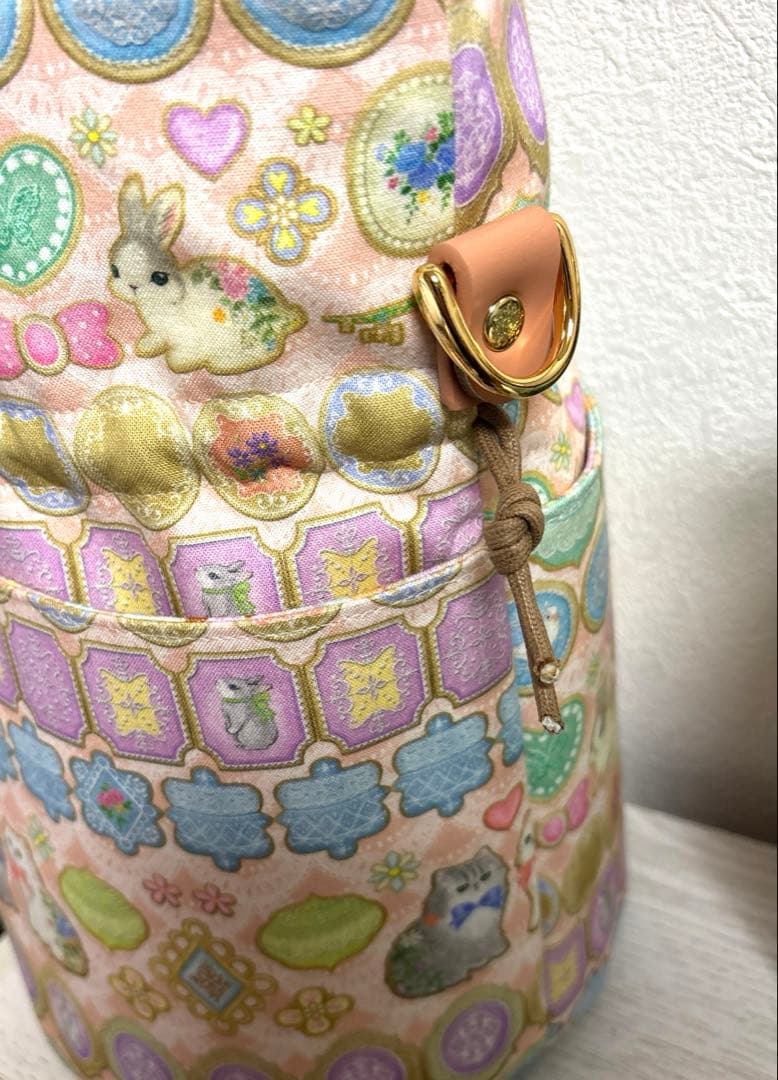 うな　22fabric使用　バッグ　ハンドメイド