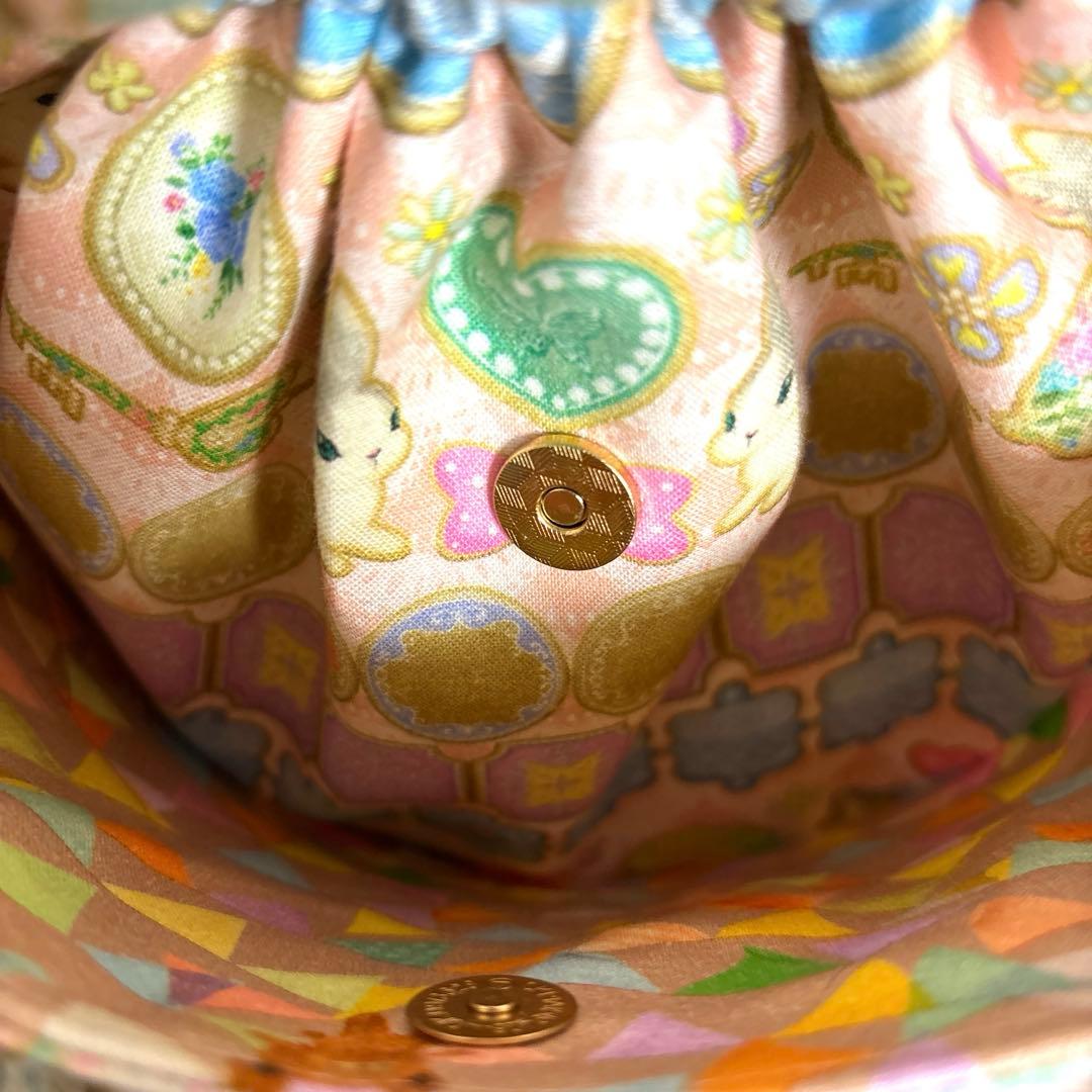 うな　22fabric使用　バッグ　ハンドメイド