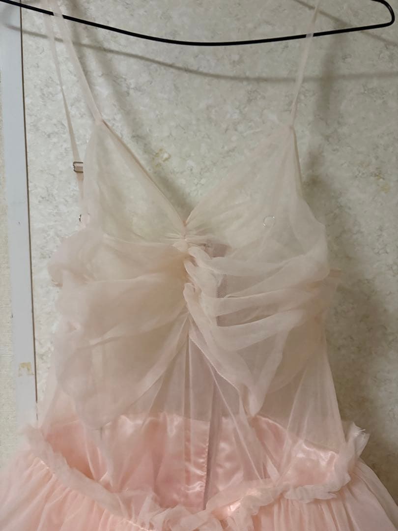 treat ürself フリルチュールワンピ チュニック チュール ピンク