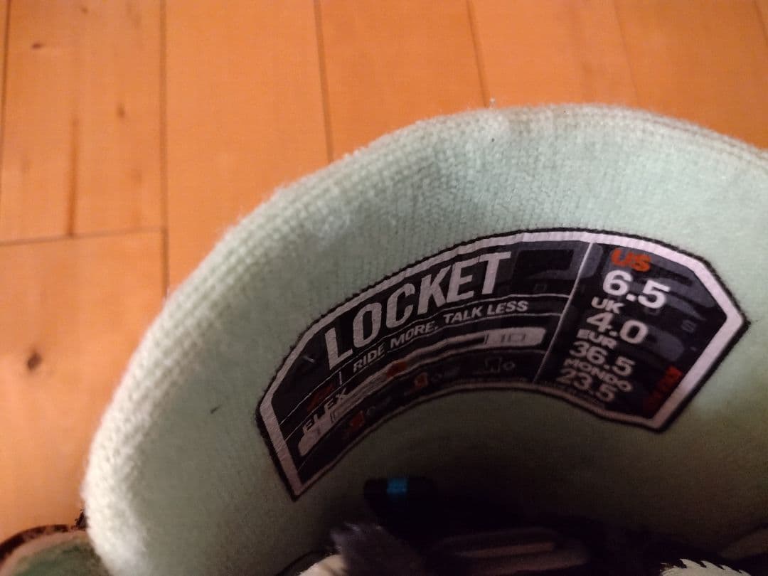 RIDE Locket スノーボードブーツ 23.5cm　美品　ヘタリなし