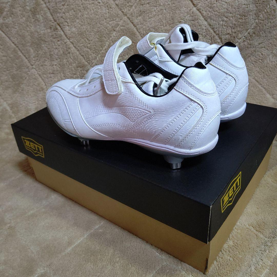 ゼット ZETT 野球 金具埋め込みスパイク スーパーグランドジャックWH