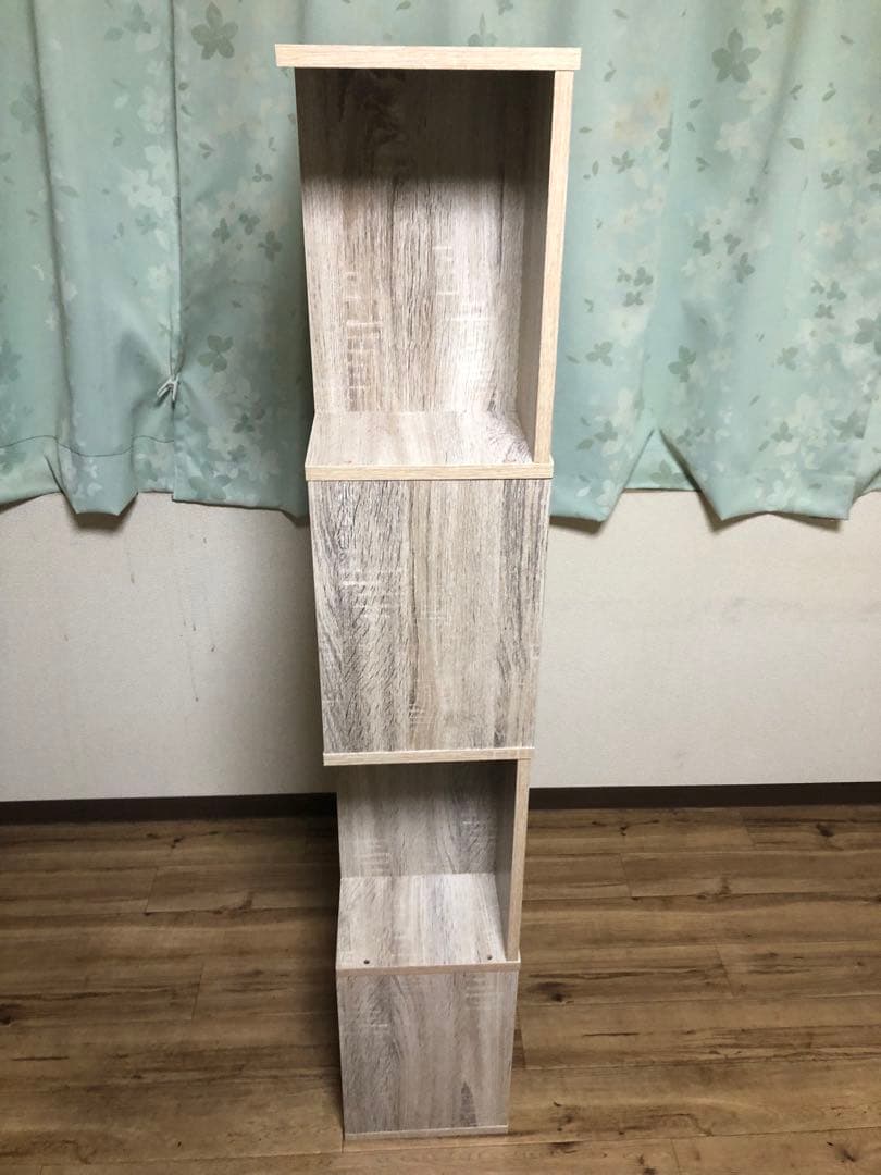 ライトウッド調オープンシェルフ