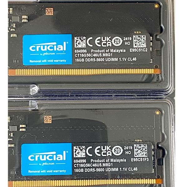 crucial 16GB 2枚 32GB DDR5 5600