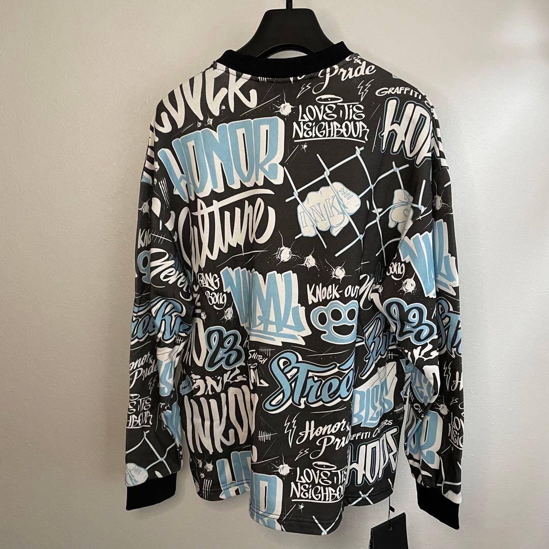 【唯一無二‼️入手困難‼️】インクオーバー グラフィックスウェット XS