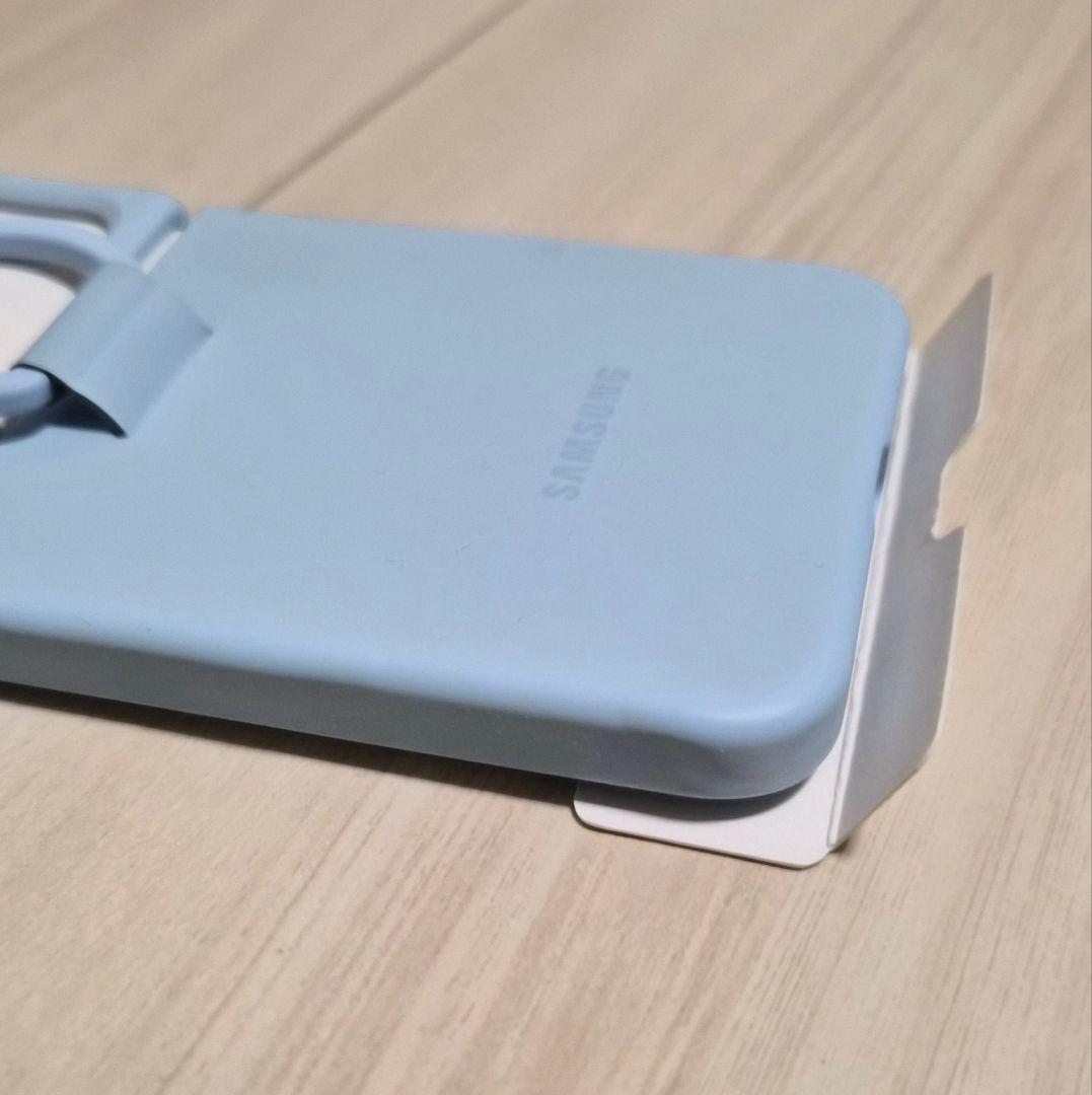 Galaxy ZFlip6 ブルー ケース2つ付き SAMSUNG